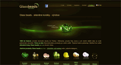 Desktop Screenshot of glass-beads.cz