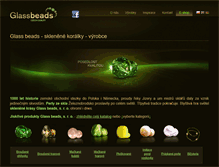 Tablet Screenshot of glass-beads.cz